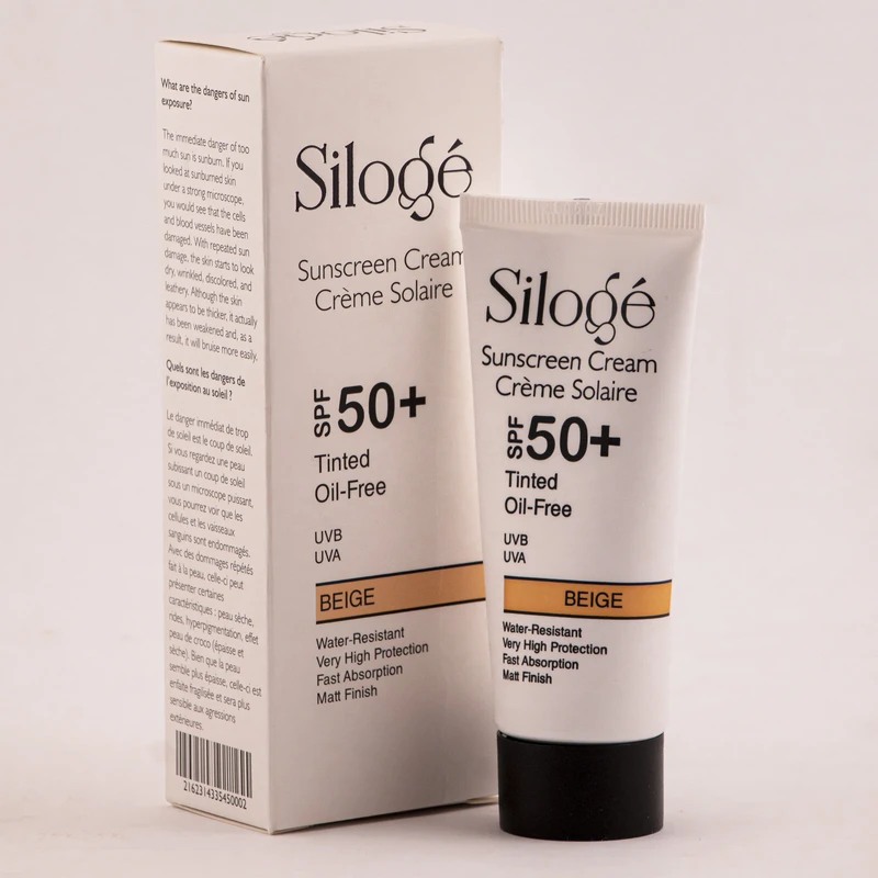 کرم ضد آفتاب سیلوژه +SPF50 رنگی بژ