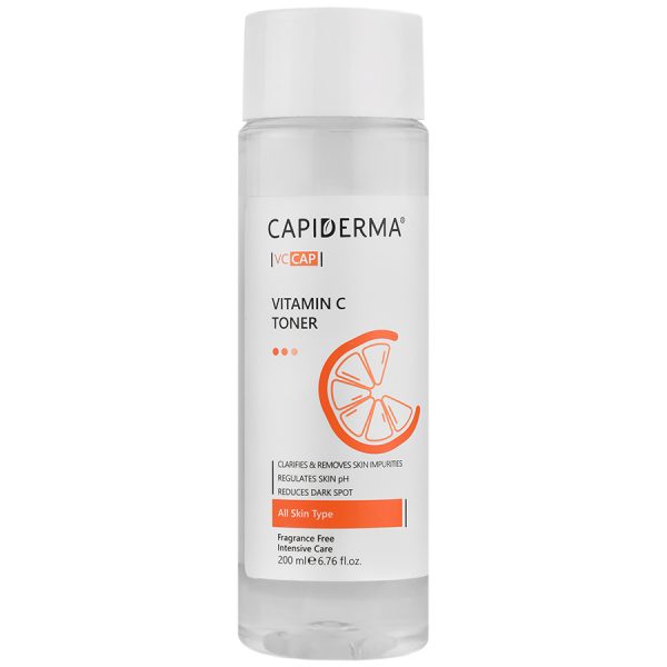 تونر پاک کننده صورت ویتامین سی کپیدرما