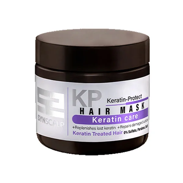 ماسک مناسب موهای کراتینه شده KP ساین اسکالپ