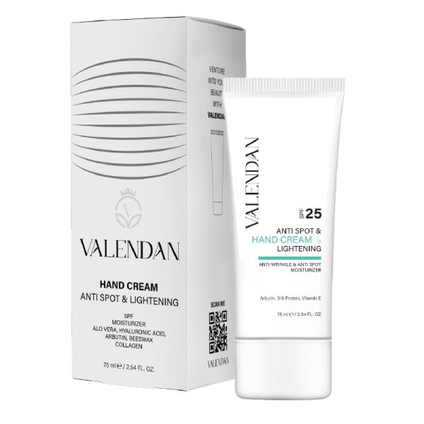 ولندان کرم دست (ضد لک - ضد چروک- آبرسان) spf 25