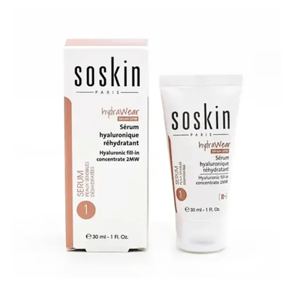 سرم آبرسان حاوی هیالورونیک اسید ساسکینSOSKIN