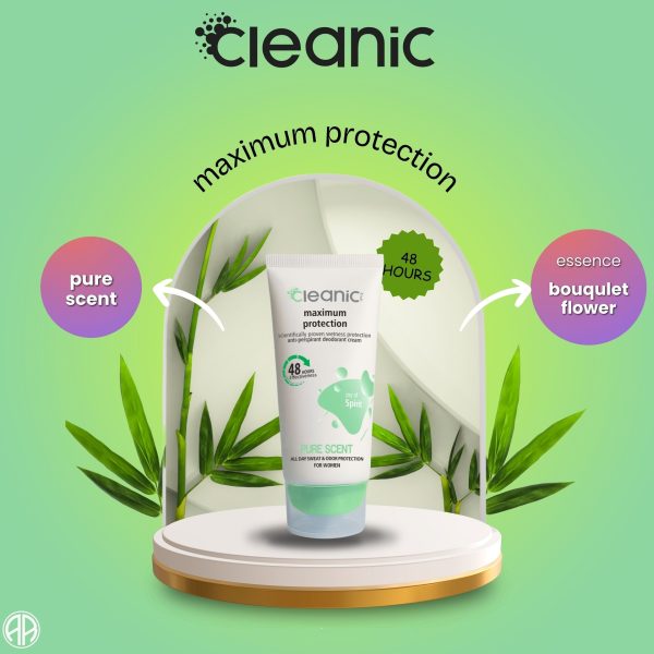 کرم ضد تعریق 48 ساعته زنانه پیور سنت کلینیک کیندی 60 گرم