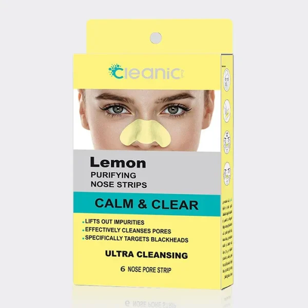 چسب ضد جوش بینی لیمو کلینیک کیندی Cleanic Kindi Lemon Purifying Nose Strips 6Piece