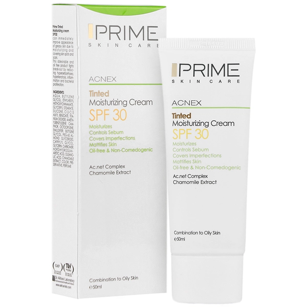 کرم مرطوب کننده رنگی پوست چرب پرایم