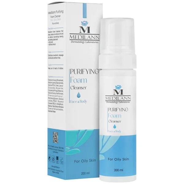 فوم شست و شو پوست چرب مدیلن Medilan