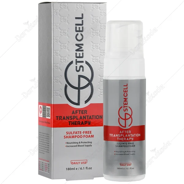 شامپو فوم شست و شو پس از کاشت مو استم سل STEMCEL