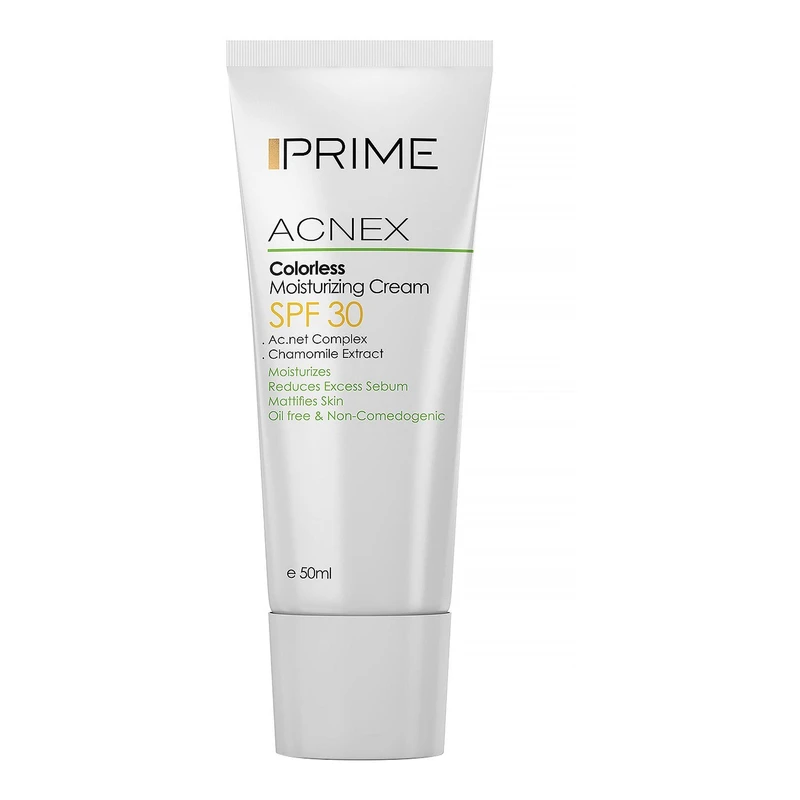 کرم مرطوب کننده بی رنگ پوست چرب پرایم