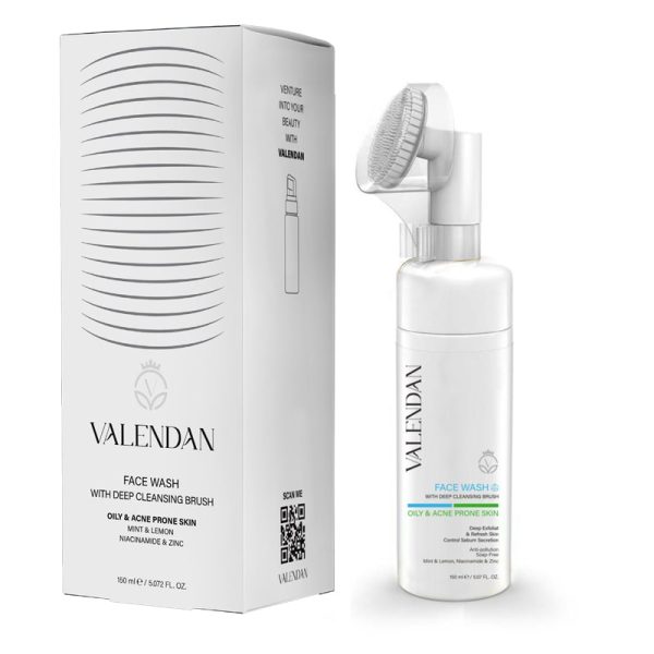 ولندان فوم شوینده براش دار پوست چرب 150 میل