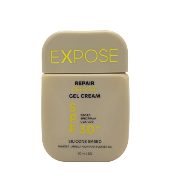 ژل کرم ترمیم کننده اکسپوز SPF 30+ – التیام بخش و محافظ پوست آسیب دیده ۵۰ میل